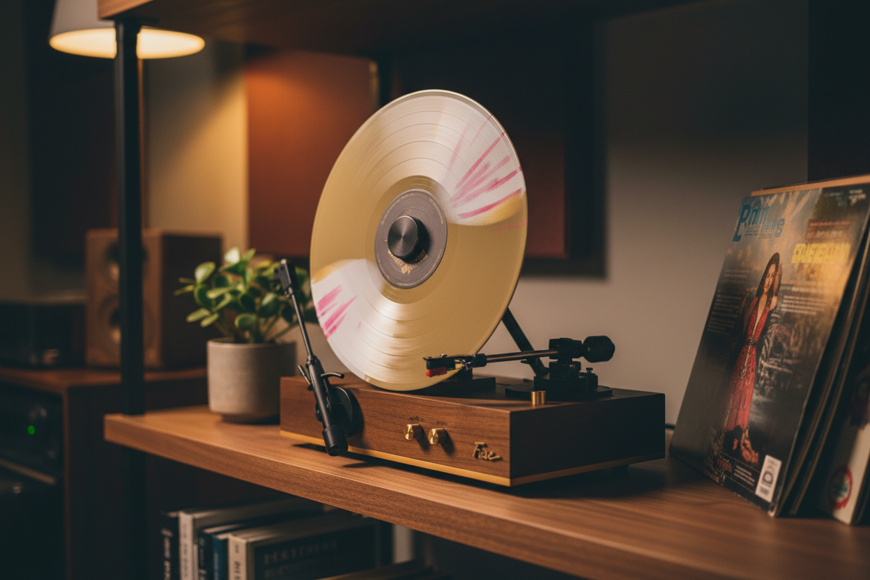 Fuse Audio GLD Vertical Vinyl Record Player